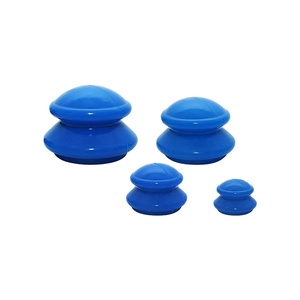 Cangkir pijat hisap vakum karet, Set terapi kaca bekam silikon wajah - Product Image 5