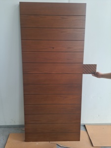 Hiện đại kiến trúc Veneer tuôn ra cửa 20 phút cháy đánh giá cửa gỗ 5-ply xây dựng Swing mở cong đúc nhập biệt thự - Product Image 6