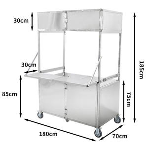 Carrelli Pieghevoli per la Consegna di Cibo, Bevande, Gelati e Snack per Negozi Alimentari e Mercati Notturni - Product Image 6