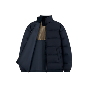 Giacca Invernale da Donna Taglie Forti con Zip, Antivento, Grigia Lucida, Nera, Imbottita, Leggera, Comprimibile, 90% Piumino d'Oca - Product Image 6