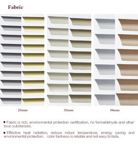 Offre Spéciale Verticale En Aluminium Minimaliste Fenêtre Rideau Zèbre Avec Tissu occultant Pour Rideaux Motorisé Store Vénitien - Product Image 6