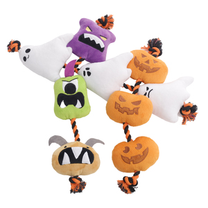 Giocattolo interattivo del cane degli animali domestici di addestramento all'aperto di Nylon educativo di lancio della corda della peluche di Halloween - Product Image 6