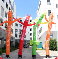 Vente flash : Mannequin gonflable à longues jambes 360° avec ventilateur intégré, impression numérique, publicité extérieure, promotion
