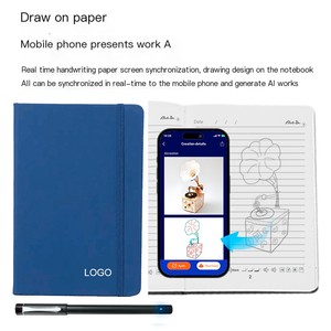 Cuaderno de escritura <span class=keywords><strong>digital</strong></span> inteligente al por mayor con bolígrafo para sincronización, dibujo, toma de notas y set de regalo de negocios personalizado - Product Image 3