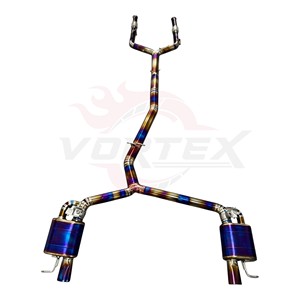 Vortex ไทเทเนียม catback Fit AMG C43 W205 2016-2023เผาสีฟ้าเสร็จ - Product Image 1