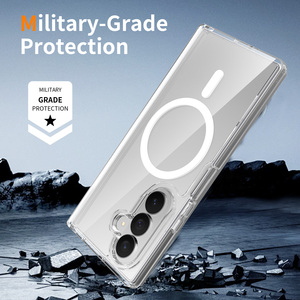 Coque de téléphone magnétique transparente pliable pour Samsung Z Fold 7 8 Ultra avec protection de charnière, anti-rayures et antichoc - Product Image 5
