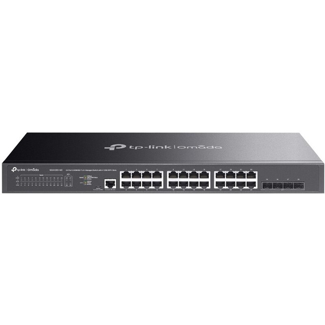 TP-Link SG3428X-M2 Enterprise 24-Port 2.5G L2+ Managed Switch with 4-Port 10 Gigabit SFP Slots Omada
