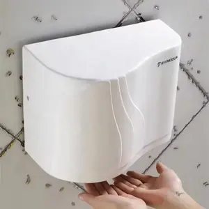 Ev akülü Jet banyo el kurutma makinesi otomatik yüksek hızlı elektrikli duvara monte el kurutma makinesi