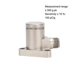 260C 환경용 견고한 티타늄 합금 가속도계 1000G 100개/개 2800PF 전단 구조형 4kHz 주파수 3-M4 - Product Image 3