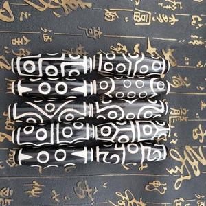 Perline naturali di agata tibetana Dzi ventuno nove occhi gioielli con perline sfuso fai da te 70mm 5 pz/pacco 1470134 - Product Image 6