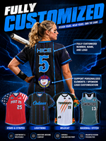 Maßgeschneiderte Softball-Uniformen für Damen Sublimationsdruck Tackle-Twill-Stickerei 10 Stück MOQ Premium Atmungsaktiv Feuchtigkeitsableitend 100% Polyester