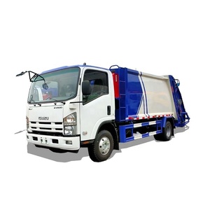 Camión Compactador de Basura ISUZU 4X2 de 7-9m³ en Oferta, para Recolección de Residuos Urbanos y Limpieza de la Ciudad - Product Image 6