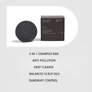 Barre de <span class=keywords><strong>shampoing</strong></span> <span class=keywords><strong>solide</strong></span> 3 en 1 végétalien naturel sans eau <span class=keywords><strong>barbe</strong></span> corps lavage charbon de bois détox noir pour homme - Product Image 6