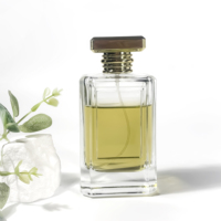 Flacon de parfum rectangulaire, flacon pompe pour lotion, 100 ml, emballage pour soins de la peau, vaporisateur, atomiseur, flacon de parfum avec boîte