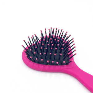 Custom Logo <strong>Bulk</strong> 15.5x7.5cm <strong>Small</strong> Detangling Cushion <strong>Hair</strong> <strong>Brush</strong> with Spray Paint Finish Free Design Service - Product Image 4