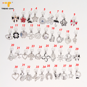 Cubierta Decorativa Antipolvo para Conector de Carga de Teléfono, Accesorio de Decoración para Teléfono Móvil DIY - Product Image 1