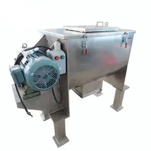 chemical dry powder mushroom spice horizontal ribbon mixer seasoning detergent mixer machine