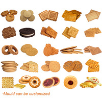 MY Machine de fabrication de biscuits automatique 50 kg/h de milieu de gamme Ligne de production de biscuits lisses souples avec four