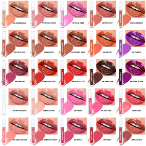 Gloss à lèvres repulpant végétalien à marque privée, haute brillance, non collant, huile à lèvres hydratante avec acide hyaluronique et vitamine E - Product Image 3