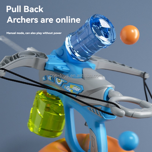 2 in 1 elektrikli plastik su tabancası ile oyuncak oklar yetişkinler ve çocuklar için uzun menzilli çekim yaz açık oyuncak - Product Image 5