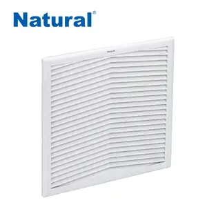Natural NTL-F323-EMC RAL7035 323mm Industrial Fan Filter Electrical Panel Cabinet Fan with Dust Filter