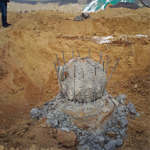 Taglierina Idraulica per Escavatore per Taglio Pali in Calcestruzzo, Taglierina per Teste di Pali in Calcestruzzo, Demolitore per Pali Quadrati - Product Image 5