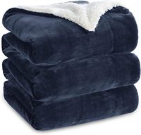 Couverture Sherpa Ultra Chaude Double Couche Épaissir en Flanelle Super Doux 100% Polyester Polaire Couverture Personnalisée pour l'Hiver