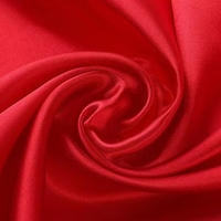 Tissu drapé lourd de satin mat confortable épais de soie de polyester de la coutume 100% de mode