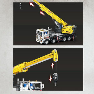 Zhenzhuan 22007, Bloques de Construcción de Grúa, Modelo de Vehículo de Ingeniería con Control Remoto, Juguete para Niños de 8 a 13 Años - Product Image 5