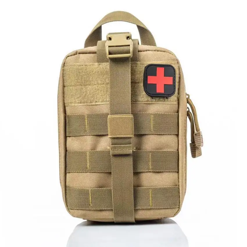 Tactical medical kit Accessory kit Tactical belt camouflage multi-functional kit outdoor emergency medical supplies