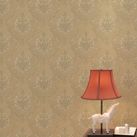 Papier peint moderne de luxe en relief 3D européen, chambre à coucher, salon, hôtel, papier peint classique Damas, grande fleur