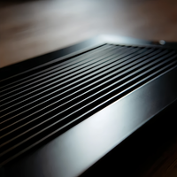 Grille d'aération en aluminium ignifuge pour système CVC, idéale pour la ventilation des hôpitaux, écoles et bâtiments publics