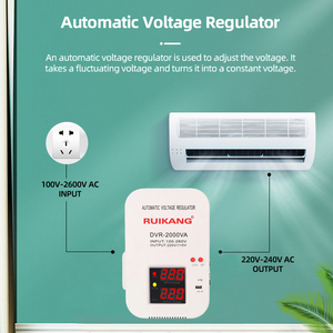 Agente de envío a Nigeria Transformador 220V Tipo de relé Estabilizador de regulador de voltaje de montaje en pared automático 2000va para TV LED - Product Image 2