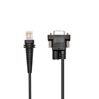 Datalogic PD9530/8300/8330/9500 PM9500 PBT9300 escáner de código de barras resorte retráctil 5V RS232 Cable 3M longitud cobre puro móvil