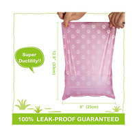 Nouveau distributeur de sacs de ramassage de merde de chien avec sacs de déchets de chien parfumés étanches de taille standard et mousqueton avec verrouillage de sécurité