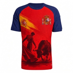 Camiseta de Fútbol de España 2026 para Niños, Fabricada en China, con la Bandera Nacional, para el Partido de Local, Visitante y Tercera Equipación - Product Image 2
