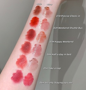 Long-Wearing Double-Head Lip Gloss | <strong>Matte</strong> &amp; Mirror Gloss Dual Finish, Watery Creamy Texture, 2-In-1 <strong>Lipstick</strong> &amp; Lip Color - Product Image 4