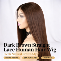 Perruque en cheveux humains brésiliens vierges 100% naturels, Full Lace, HD Lace, Grade 12A, compatible queue de cheval haute, couleur naturelle