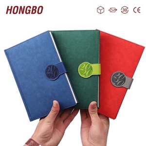 Luxury Vegan Leather 18-Month Undated <strong>Work</strong> Planner Standard Perfect Binding Business Agenda Magnetic Notepad Bookmark <strong>Diary</strong> - Product Image 1