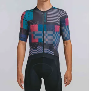 Monton vente en gros logo privé personnalisé vélo maillot de cyclisme à manches longues vêtements hommes maillot de cyclisme maillot de cyclisme vierge