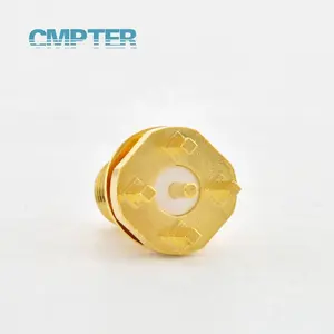 RP SMA Female Connector For PCB Edge Mount Waterproof IP67 Connector