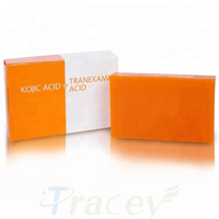Savon solide à l'acide kojique ELAIMEI, à base de plantes, blanchissant, hydratant, régulateur de sébum, éclaircissant, anti-acné, nettoyage en profondeur, savon écologique