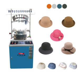 SHARPING HAT KNITTING MACHINE HIGH SPEED 1000W 380V/220V 11COLORS SAME <b>ROW</b> Double Knitting Method Computerized Automatic - Product Image 1