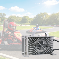 Chargeur de kart de course LNLEE 36V 30A 43.8V 2300W haute puissance pour kart électrique professionnel universel
