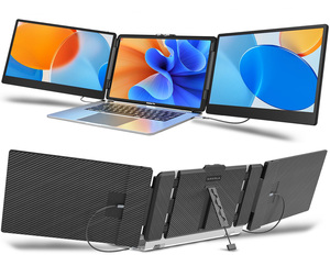 14 inç dizüstü ekran genişletici 1080P FHD taşınabilir monitör için üçlü ekran dizüstü USB C tak-çalıştır monitör genişletici dizüstü bilgisayarlar için - Product Image 1