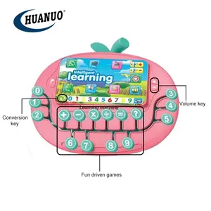 Çocuklar erken eğitici oyuncak akıllı elma şekli akıllı öğrenme makinesi
