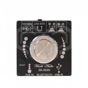 Módulo de Placa Amplificadora Digital Bluetooth 5.0 Estéreo 2.0 de 2*50W con Interfaz AUX/USB Integrada <span class=keywords><strong>ZK</strong></span>-502M - Product Image 3