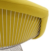 Fauteuils en fil métallique de style moderne du milieu du siècle, fauteuil œuf en tissu, fauteuil de salon pour la maison, l'hôtel, la villa