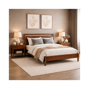 SAPA RANGE Collection Modern Design Eco-Friendly Durable Sustainable Wholesale Price Bedroom Furniture Solid Wood <b>Bed</b> - Product Image 1