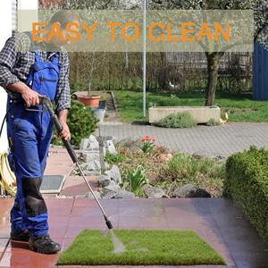 Venta al por mayor lavable cachorro orinal perro inodoro césped artificial mascota almohadilla reutilizable hierba perro orinal perro hierba almohadilla con bandeja - Product Image 6